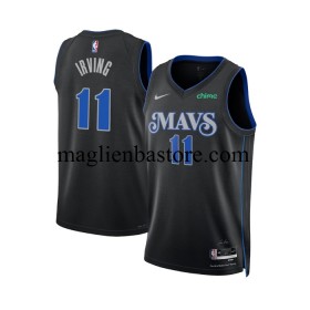Maglia NBA Dallas Mavericks Personalizzate Nike 2023-2024 City Edition Swingman_(1) Nero - Uomo